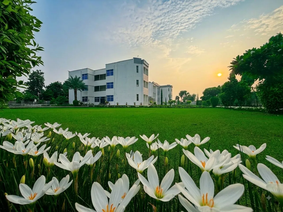 College Main Building Lawn